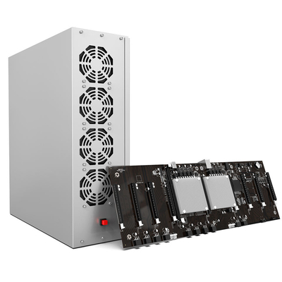 9 GPU ajustaram equipamentos da mineração de Ethereum com X79 o SSD duplo do processador central E5-2620 128GB do cartão-matriz 4GB DDR3