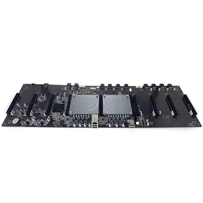O cartão-matriz de X79 9 GPU para Rtx3060 dedicou o entalhe da velocidade máxima 48mh/S 65mm da placa gráfica
