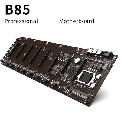 Cartão-matriz de mineração 8 GPU B85 Riserless PCIEx16 de Intel B85 Ethereum