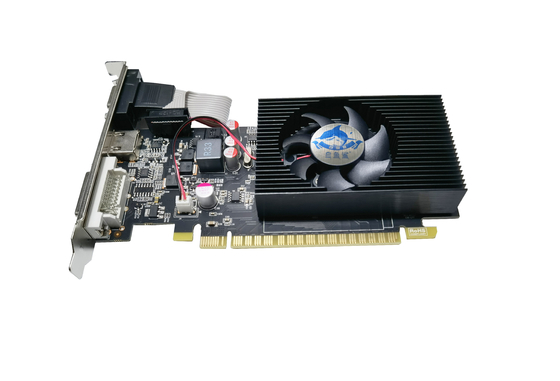 Geforce Gddr3 Gt730 2G/computação gráfica de 4G 64bit carda 1080 novos por atacado o pulso de disparo preto do jogo