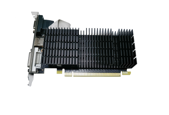 Gráficos discretos PCI-E do escritório silencioso de Geforce GT710 2G DDR3 HD